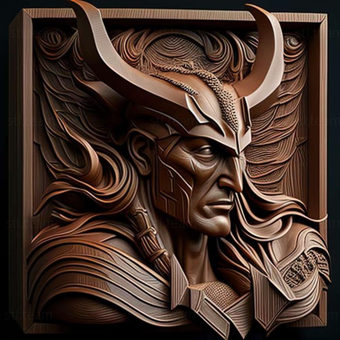3D model Loki Heroes of Mythology game (STL)